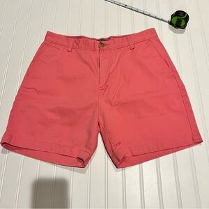 Nautica Men’s Classic Fit Chino Shorts Coral Pink Size 32